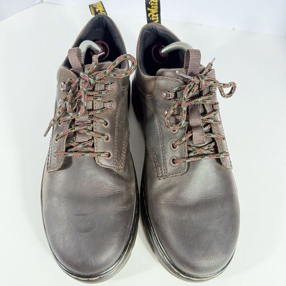 Vtg  Dr. Martens Men\'s Reeder Crazy Horse Brown Leather Utility Shoe Size 12 US main image 12